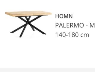 Mesa HOMN Palermo 140-180 cm