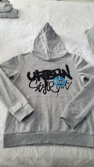 Sudadera niño Urban Style gris