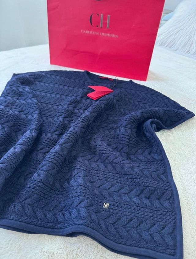 Jersey CH Carolina Herrera Azul Talla Única