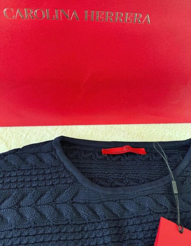 Jersey CH Carolina Herrera Azul Talla Única