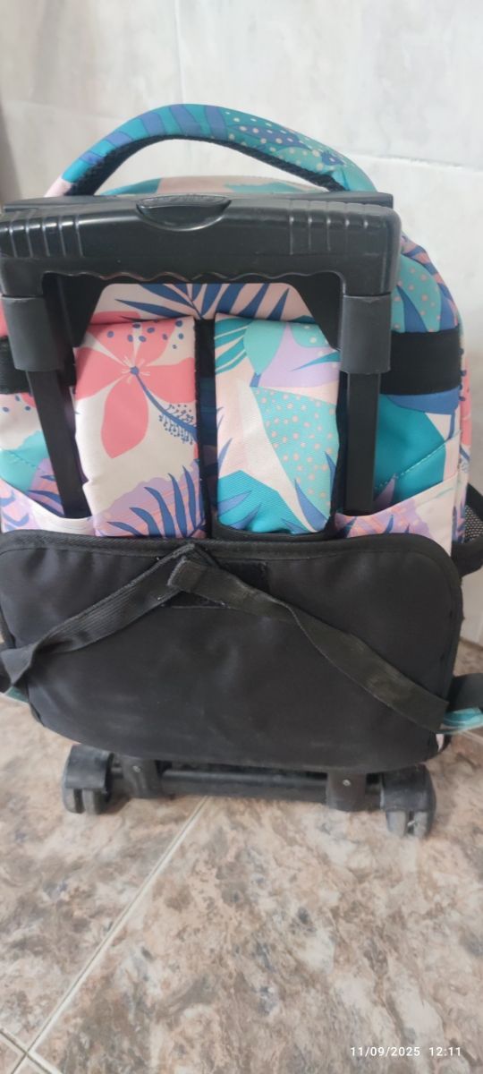 Mochila con ruedas Totto floral