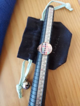 Anillo Tous Oso Multicolor Talla 17.3 mm