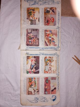 Álbum de cromos Blanca Nieves y los 7 Enanitos