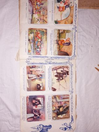 Álbum de cromos Blanca Nieves y los 7 Enanitos