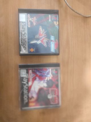 Cajas de juegos Tekken y Air Combat