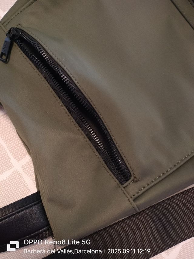 Mochila Misako Antirrobo Verde Oliva