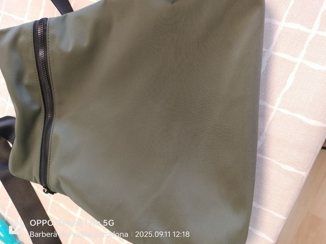 Mochila Misako Antirrobo Verde Oliva