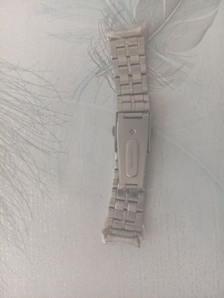 Correa de reloj Casio plateada NO ACEPTO ENVÍO