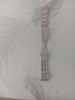 Correa de reloj Casio plateada NO ACEPTO ENVÍO