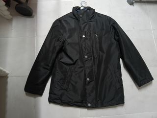 Chaqueta Parka Negra Hombre