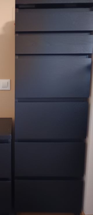 Cómoda Ikea Malm marrón con Espejo
