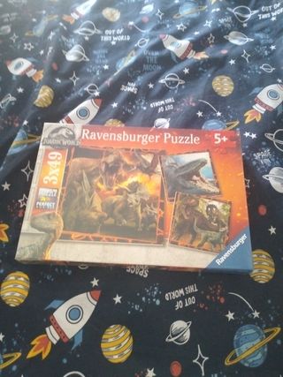 Puzzle Ravensburger Jurassic World 3x49