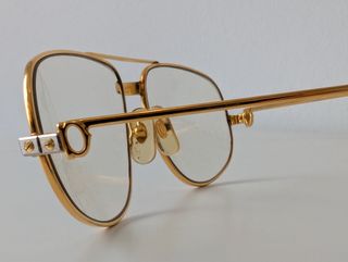 Gafas Cartier 1986 Doradas