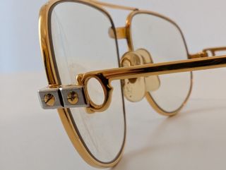 Gafas Cartier 1986 Doradas
