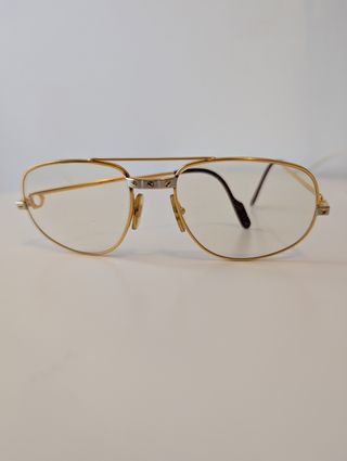Gafas Cartier 1986 Doradas