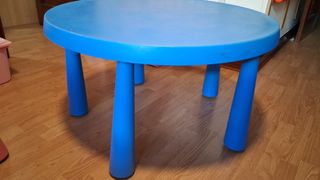 Mesa y 4 Sillas Infantiles Plástico