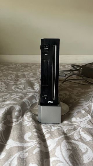 Consola Nintendo Wii Negra + Accesorios y Juegos