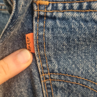 Vintage Levi's 881 Orange Tab Jeans