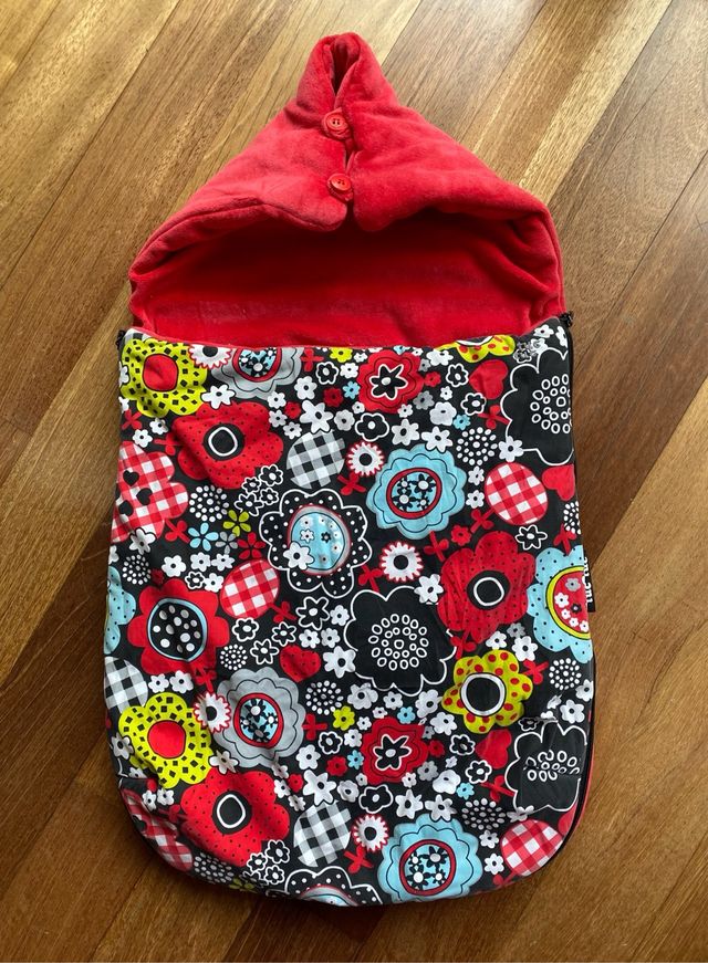 Saco dormir bebé estampado floral