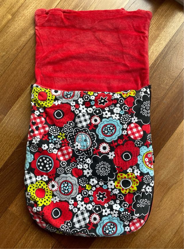 Saco dormir bebé estampado floral