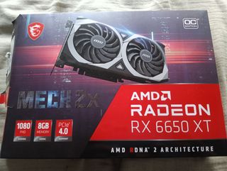 Gráfica MSI RX 6650 XT Mech 2X 8GB GDDR6
