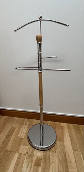 Galán de noche madera y metal