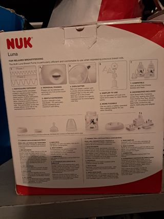 Sacaleches NUK Luna Eléctrico