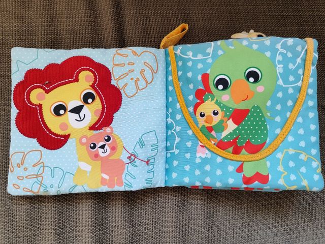 Libro de tela Chicco de animales