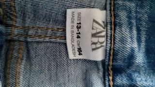 Pantalón corto vaquero niño desgastado