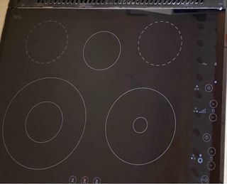 Placa vitrocerámica SMEG de gas