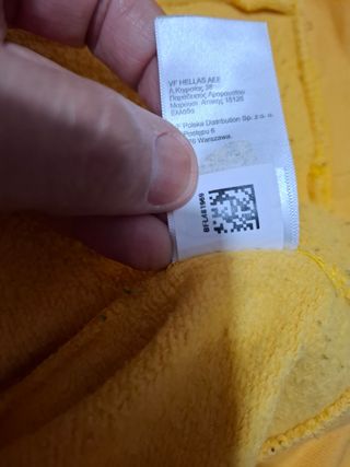 Felpa The North Face Gialla Nera Taglia M