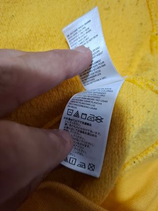 Felpa The North Face Gialla Nera Taglia M