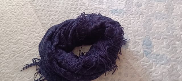 Foulard azul y morado, hago lotes, jersey,sudadera