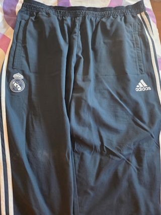 Pantalón Chándal Real Madrid Adidas Negro