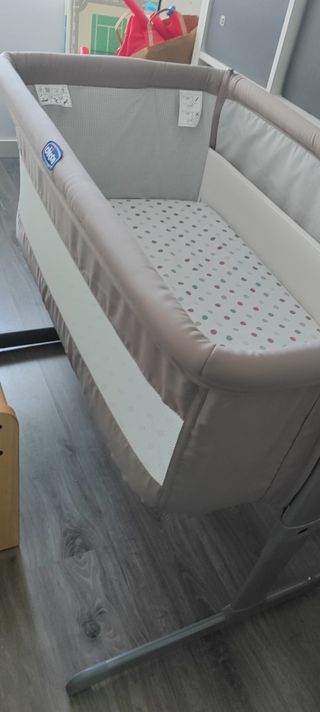 Minicuna Chicco Beige - Como Nueva