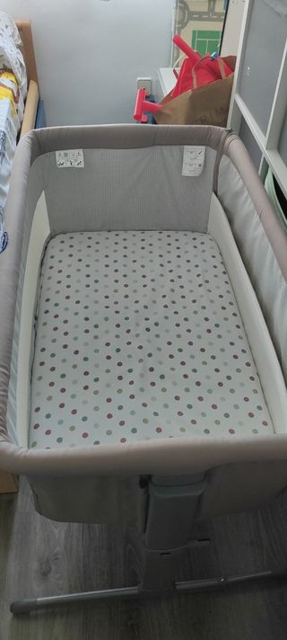 Minicuna Chicco Beige - Como Nueva