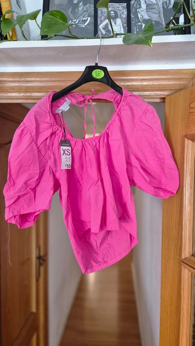 Camiseta rosa Primark Talla XS