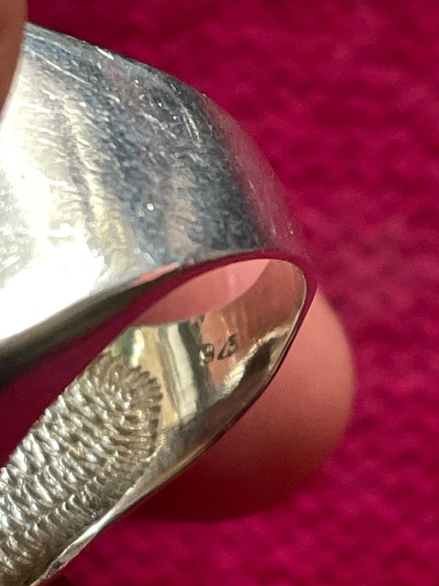 Anello Argento Misura 14