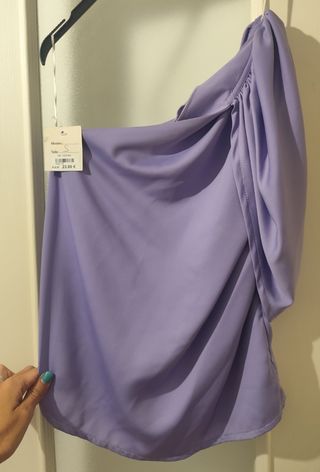 ‼️ PRECIO NO NEGOCIABLE ‼️ 
Blusa Morada Talla S 