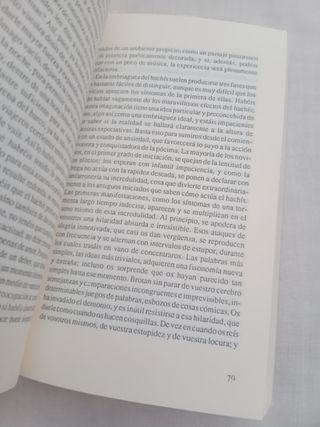 Los paraísos artificiales El vino y el hachis