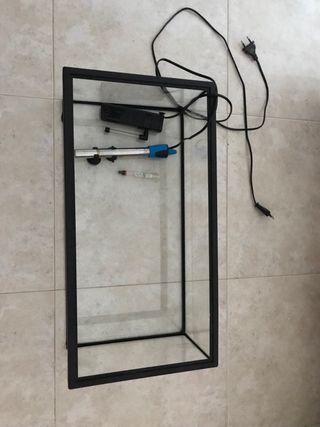 Pecera/Tortuguera con accesorios