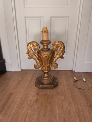 Lámpara de mesa barroca italiana