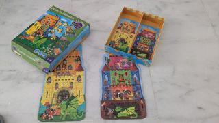 Puzzle infantil castillo y dragón