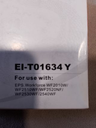 Cartuchos de Tinta Epson T1631 Negro y T01634 Amar
