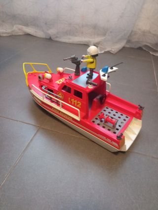 Barco Bomberos Playmobil (NEGOCIABLE)