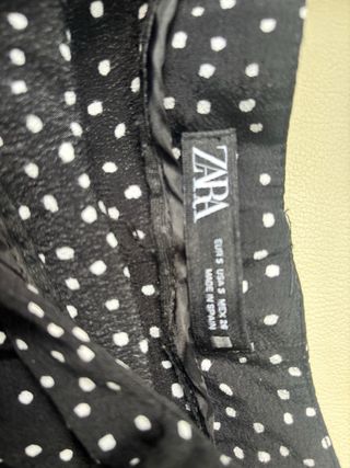 Falda Zara lunares talla S