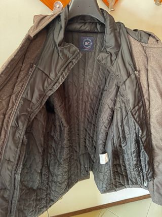 Montgomery marrone con cappuccio