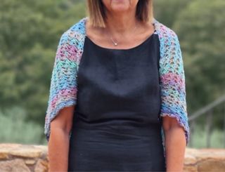 Chaqueta Torera Crochet Multicolor