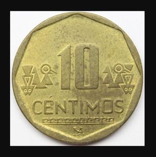 Peru 2018 Moneda 10 Centimos Sol Peruano