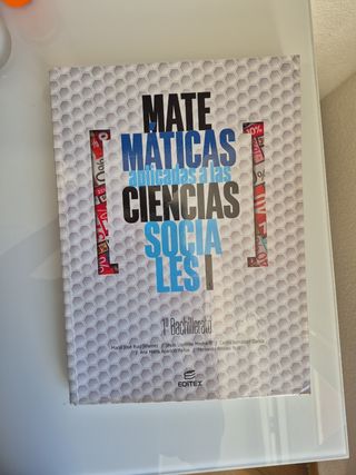 Matemáticas aplicadas a las Ciencias Sociales I...